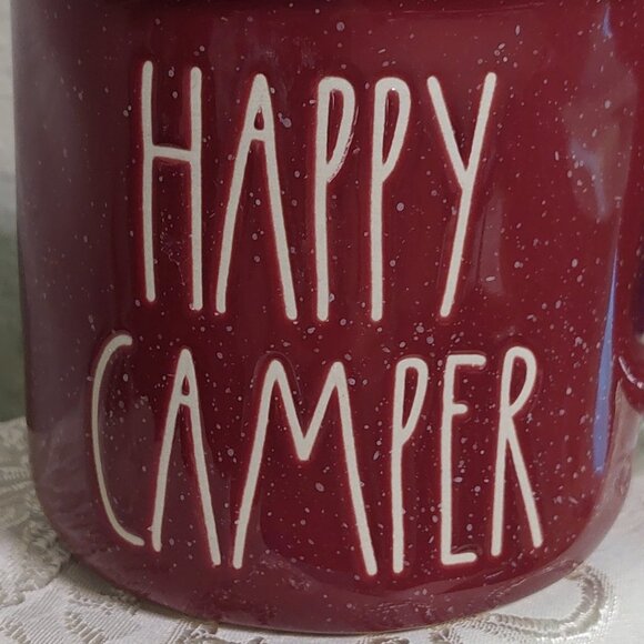 Rae Dunn Artisan Collection HAPPY CAMPER Coffee Mug - Picture 2 of 15
